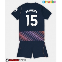 Otroške Nogometnih dresov Tottenham Hotspur Lucas Bergvall #15 Gostujoči 2026-27 Kratki rokavi (+ hlače)